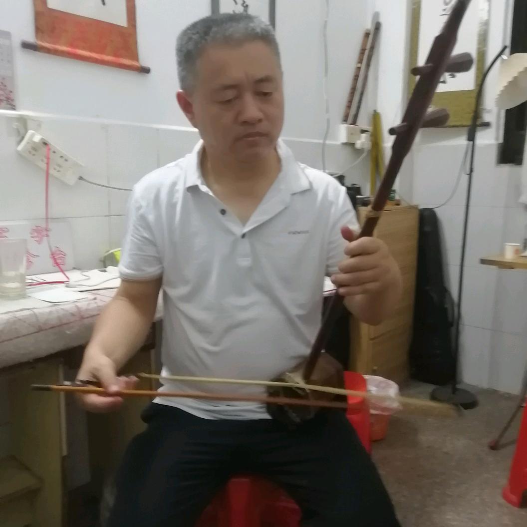 山竹春联  书法  琴