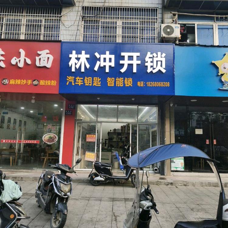 林冲开锁汽车钥匙智能锁