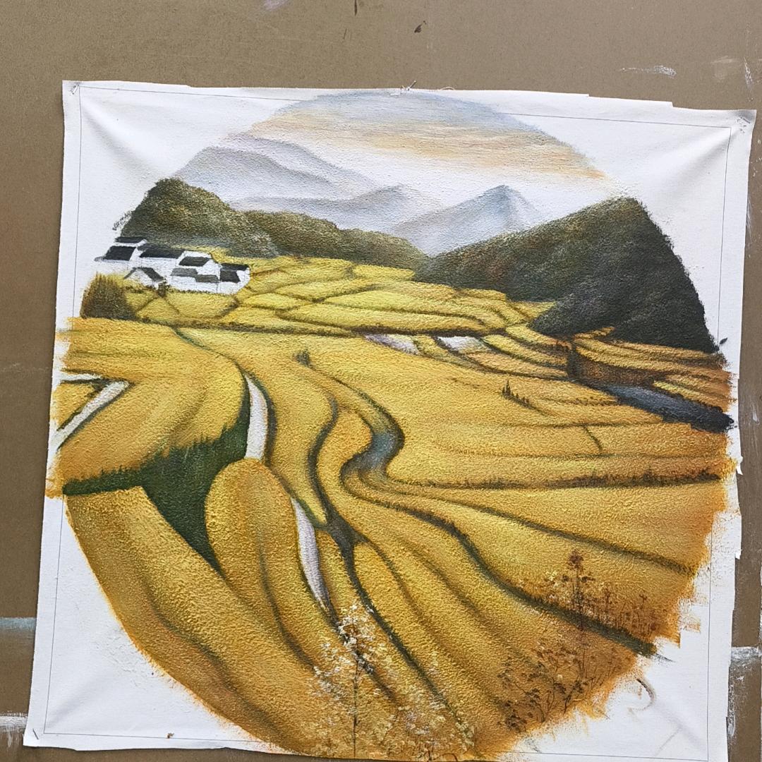 张倩平手绘画