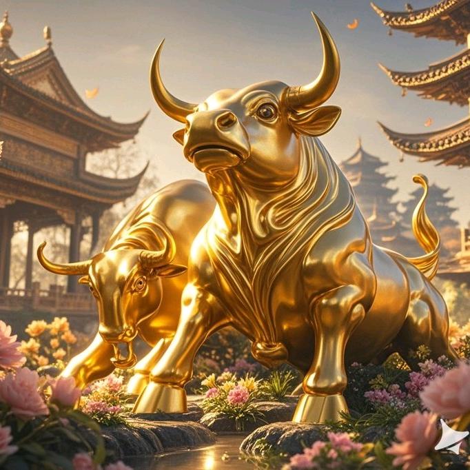 金牛报喜