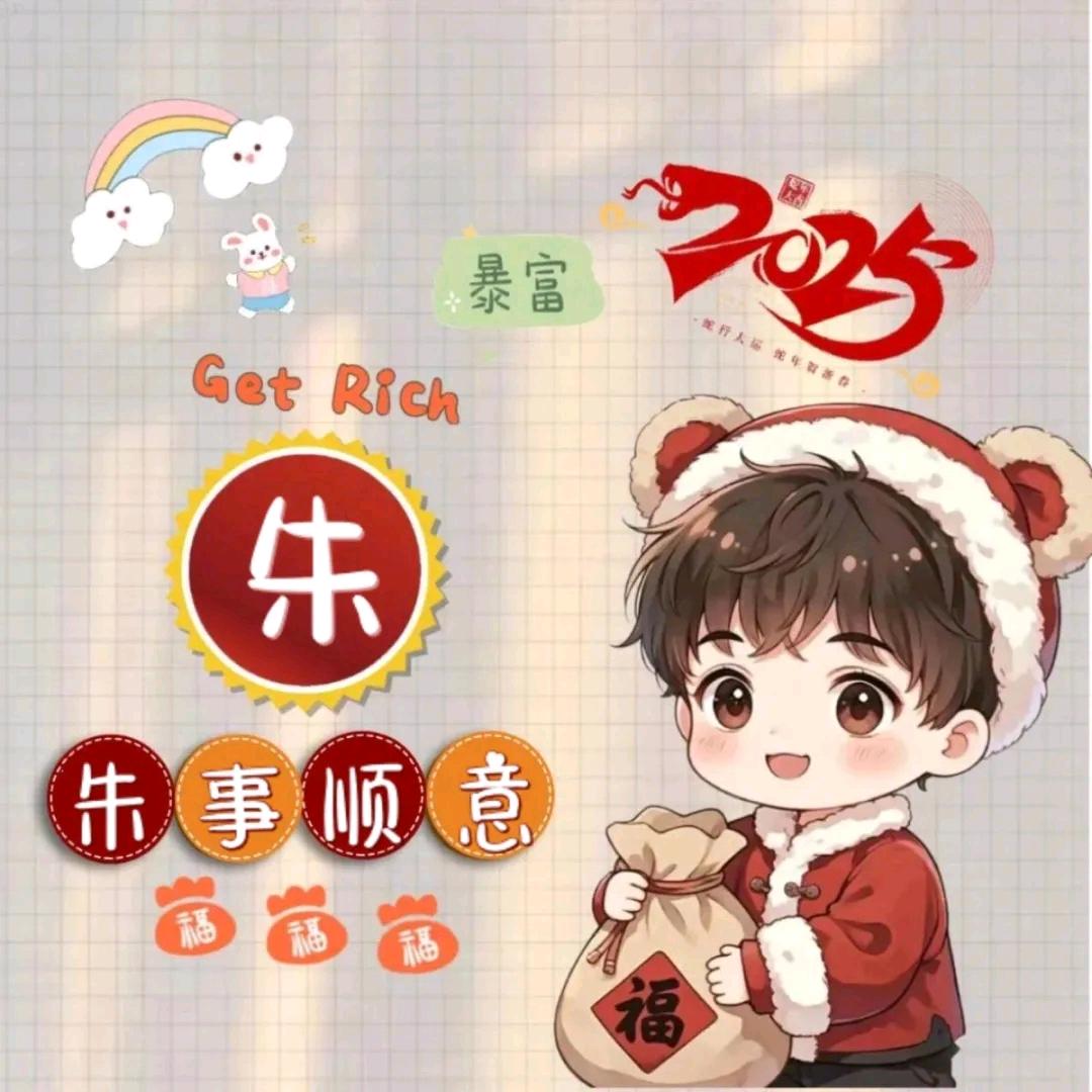 ☞朱事顺利☜