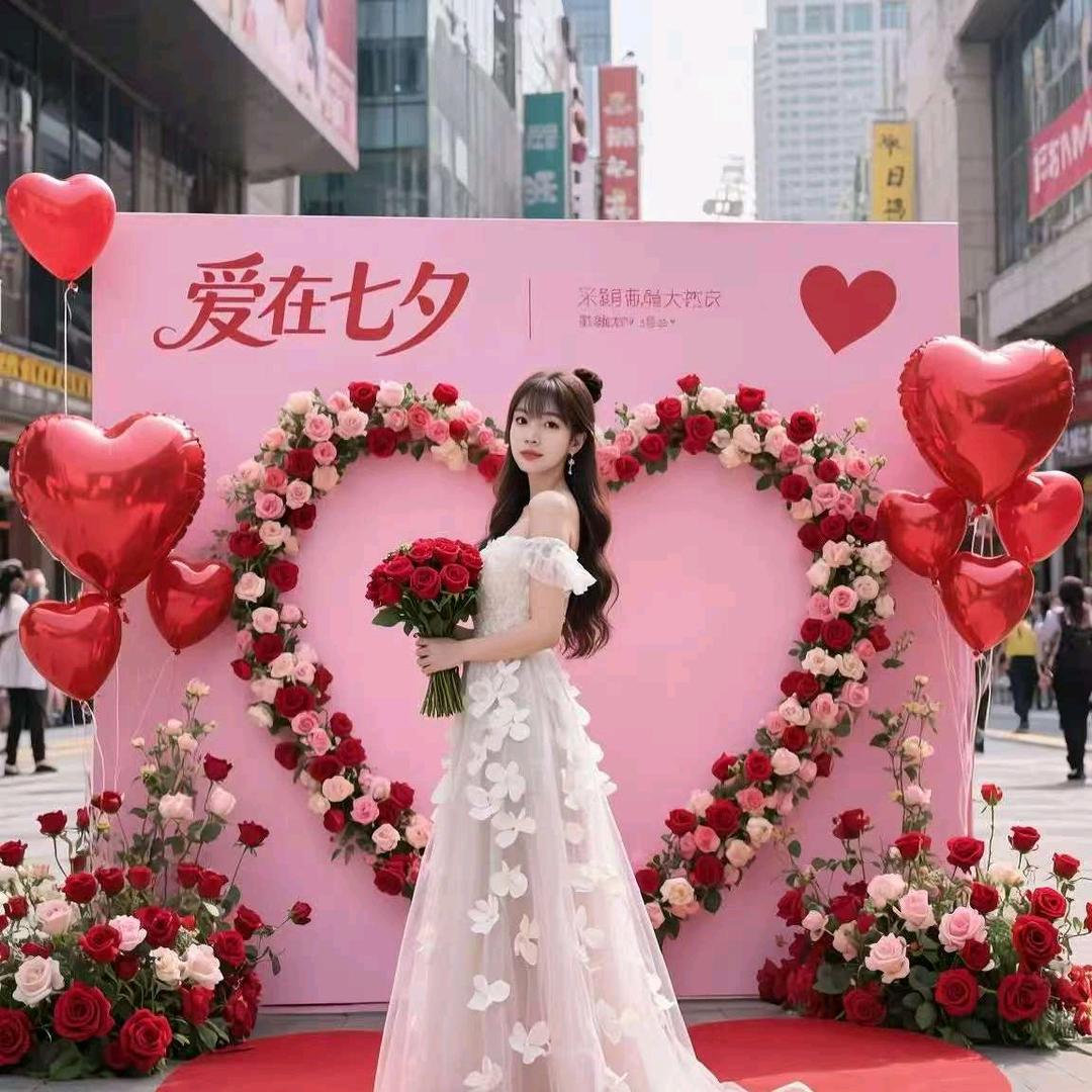 你自己开店卖婚纱吗，燕子，小姨妹。一个人