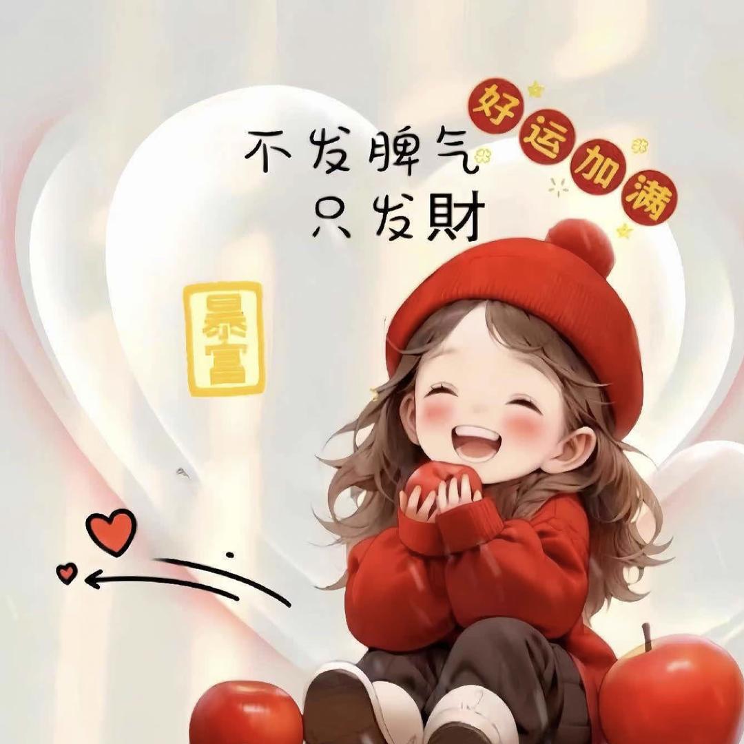 不发脾气☞只发财☜