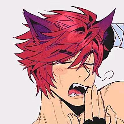 红发兽耳猫猫让我捏捏耳朵