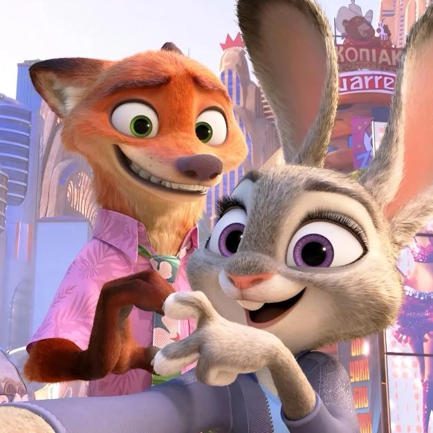 狡猾的兔子和愚蠢的狐狸。