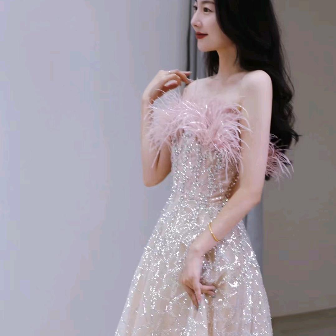 缔纹礼服婚纱结婚嫁衣