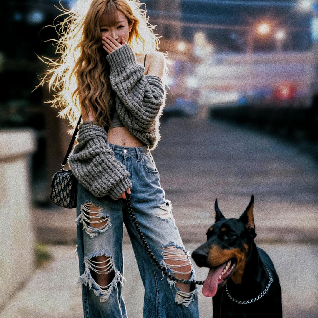 拿铁淑女和杜宾