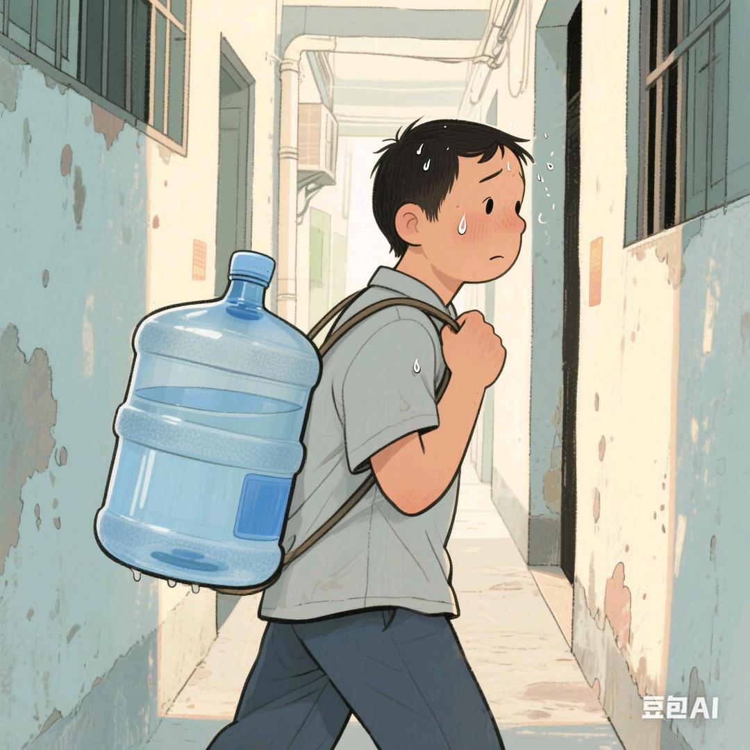 扛楼送水哥