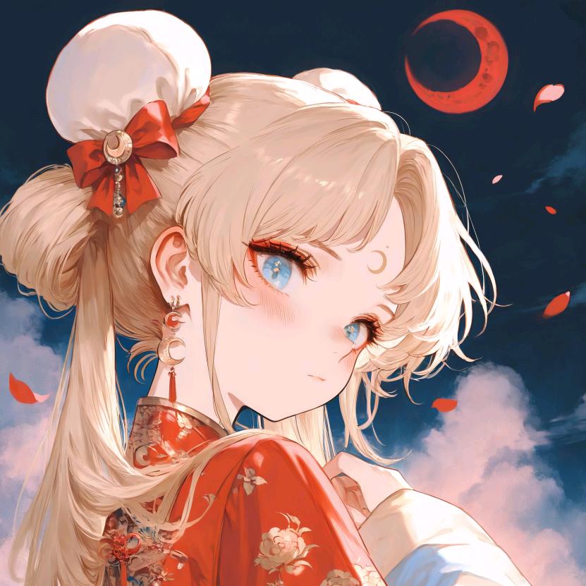 月光下的宫夜千羽