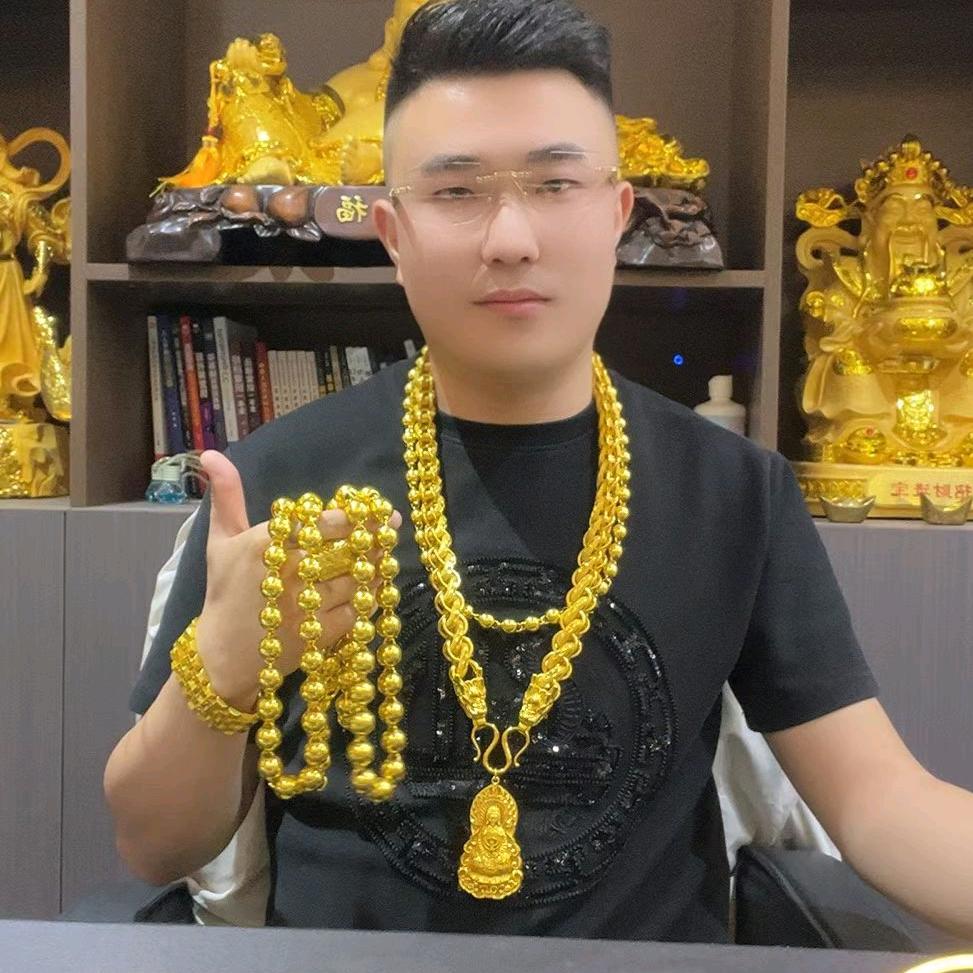 火烧不掉色仿金饰品（鸡哥仿金总头）