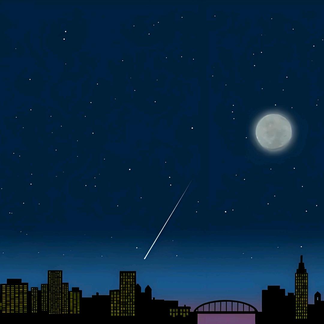 流星星月