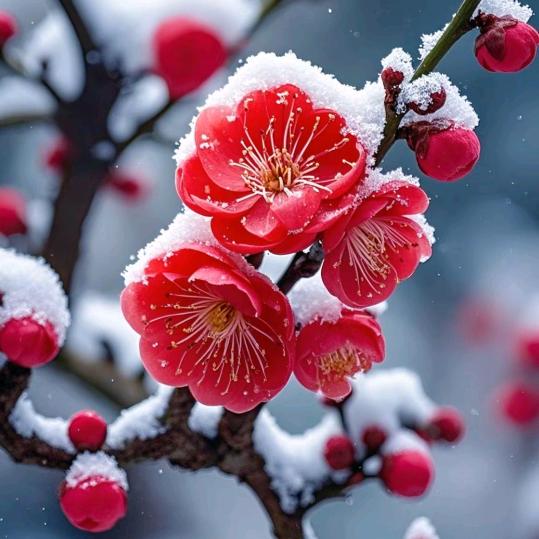 飘雪落梅🌸