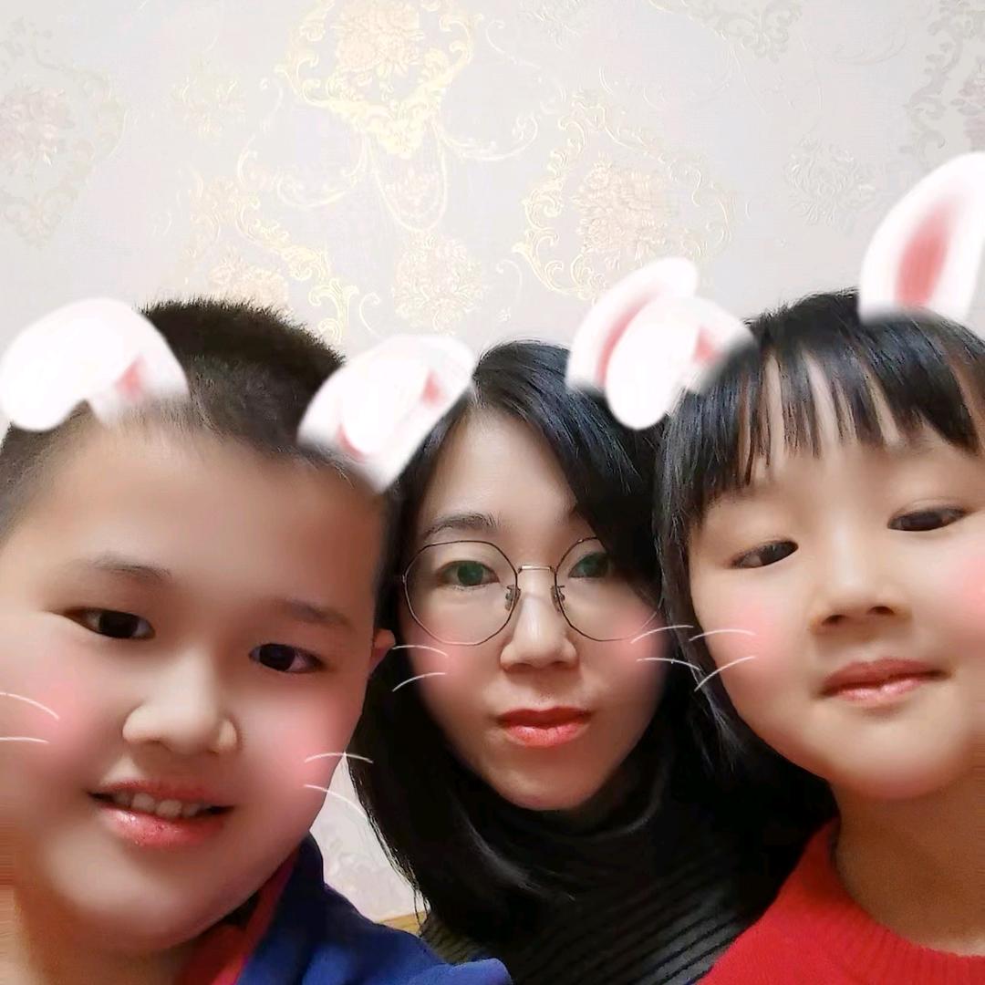 豆子笑了