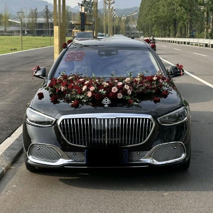 奔驰迈巴赫，宝马X6婚礼用车