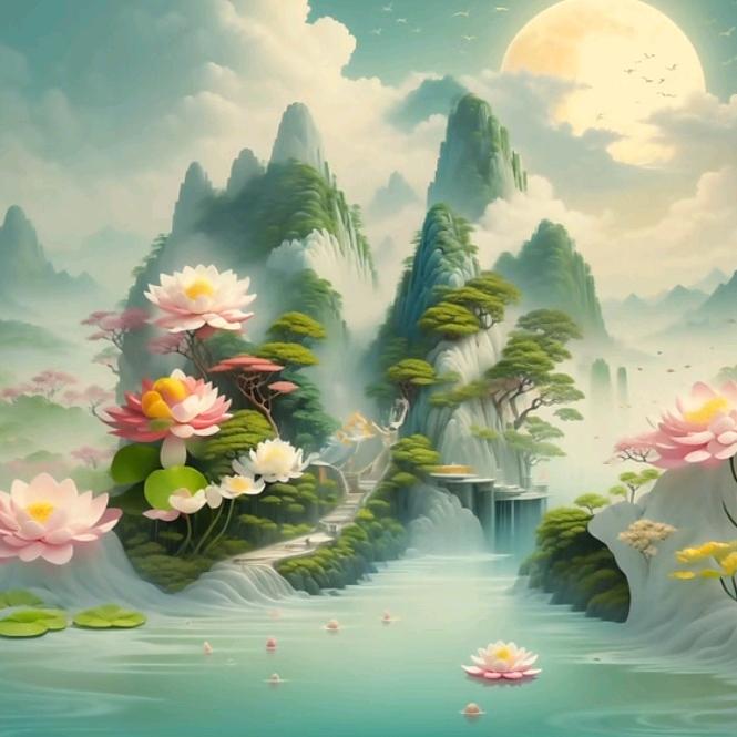 独看夕阳