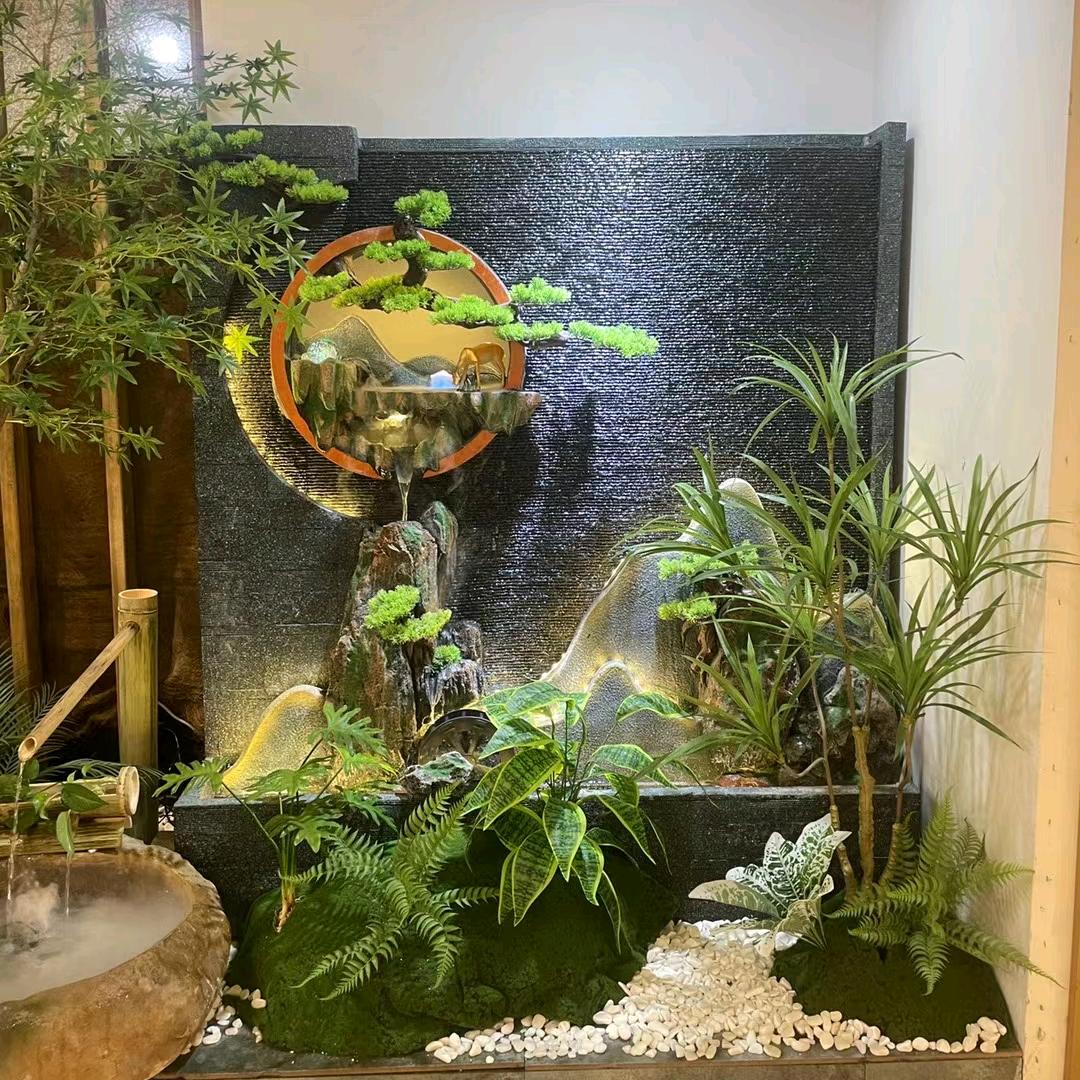泉饰界假山喷泉摆件