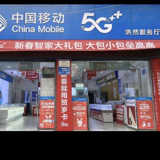 自贡移动龙潭镇浩然通讯