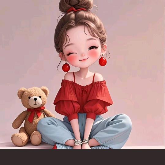 奶思米兔鱿头像
