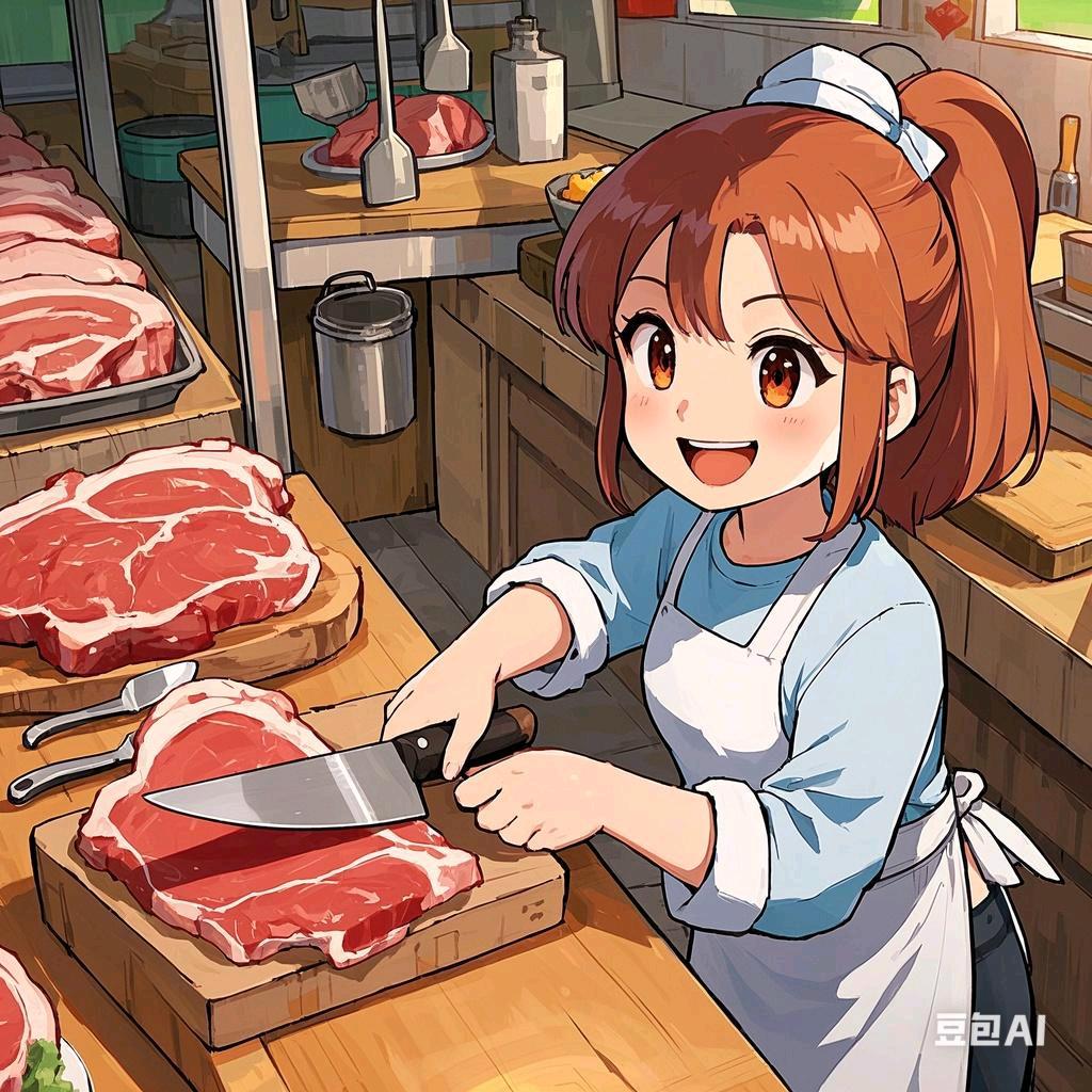 卖猪肉的真真