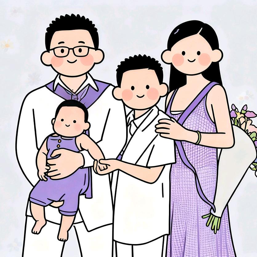 大橙小椰一家人