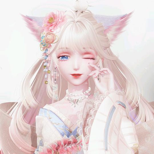 二向箔珍珠耳坠