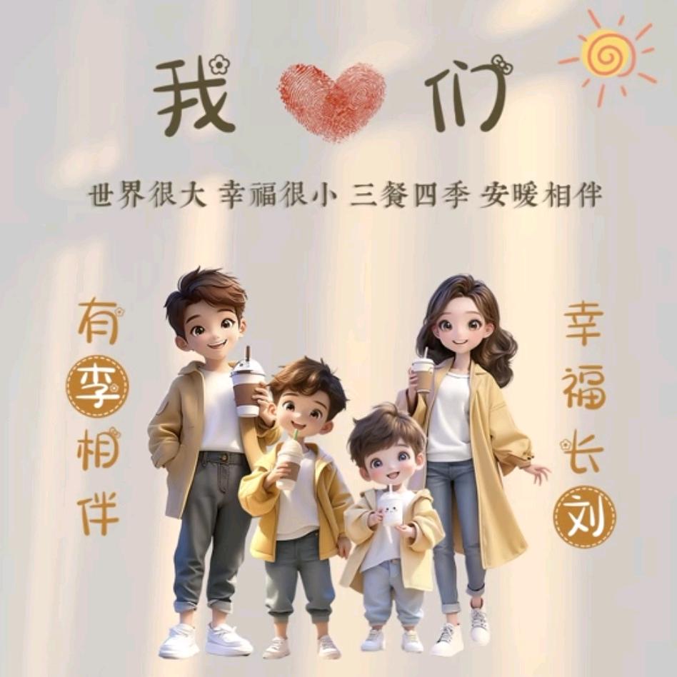 @洋洋,轩轩一家人的日常