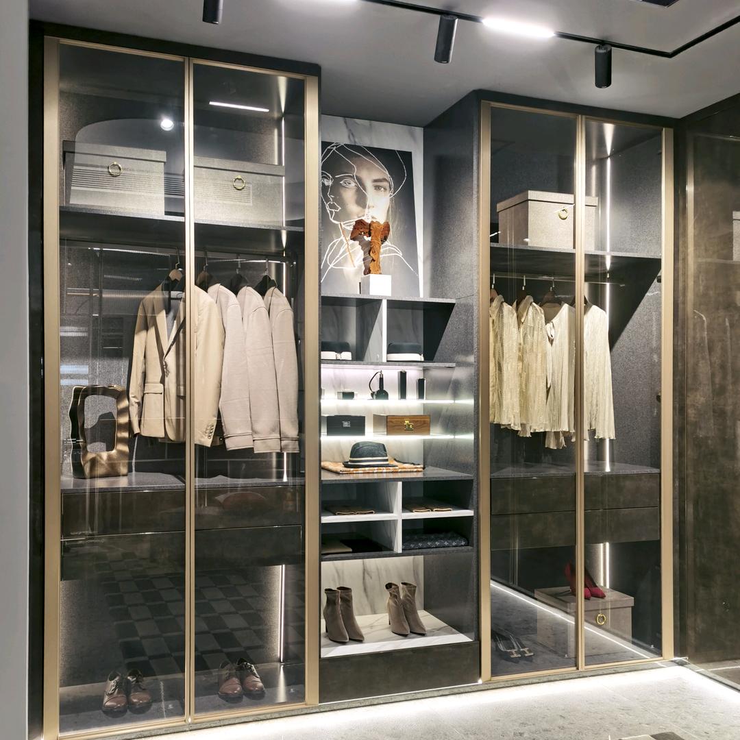 雅格极简玻璃门