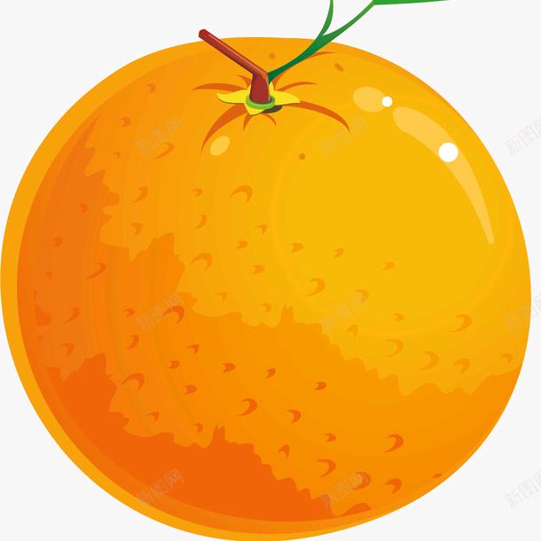 橙色的橘子