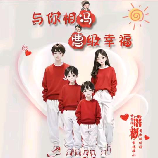 两个小棉袄很辛福