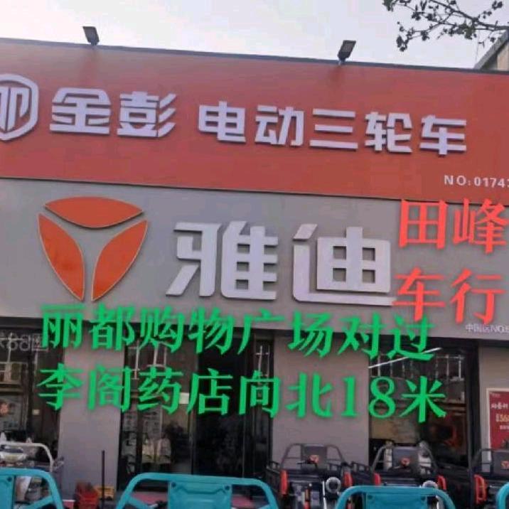 李阁田峰车行，雅迪，金彭电三，九号，盛昊