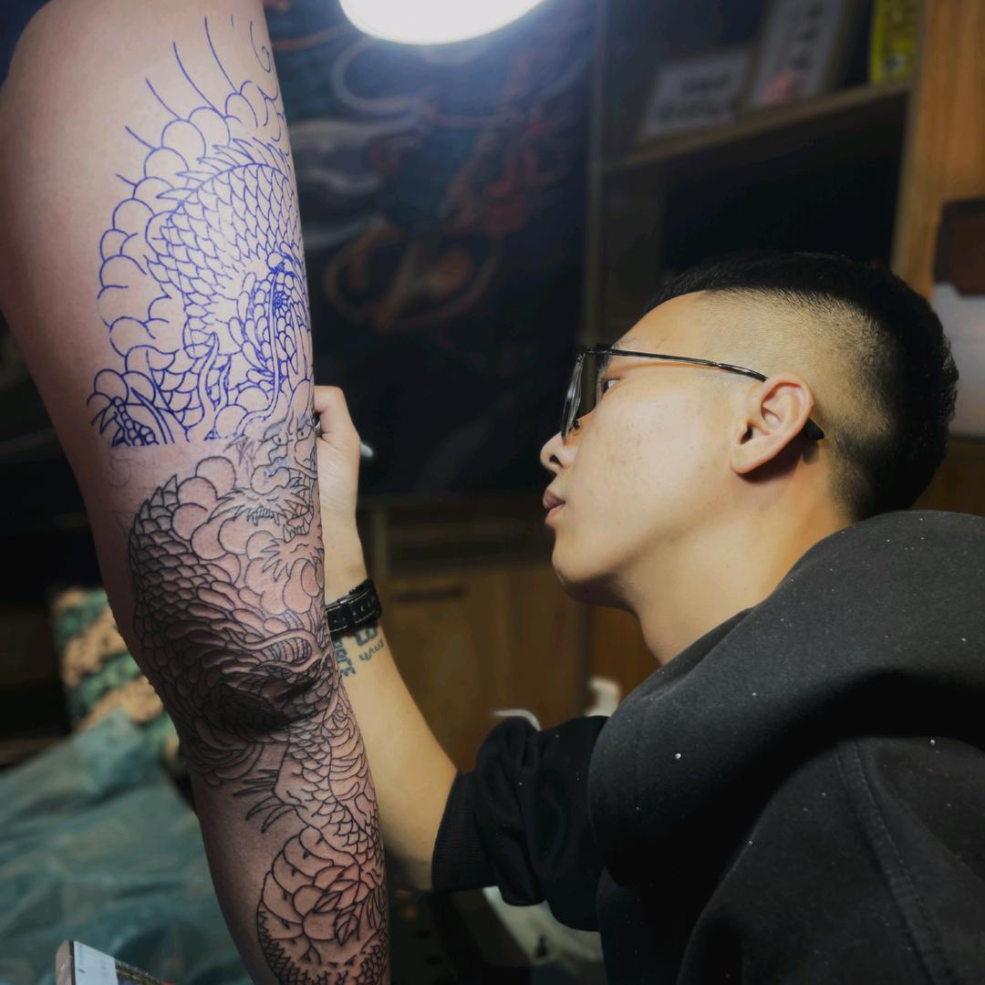 哈尔滨的人皮画家