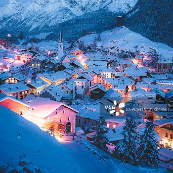 冬天的雪景