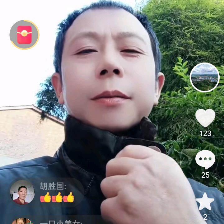 傍晚的夕阳