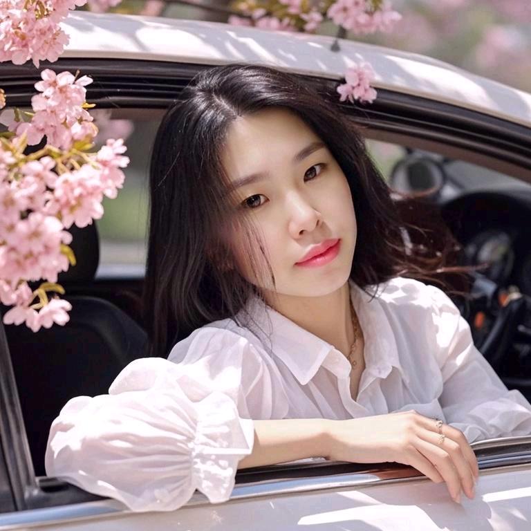 幸福的小女人。