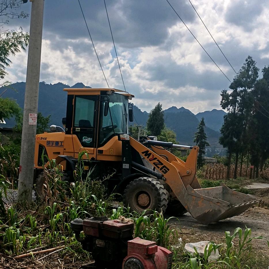 开铲车的小罗。