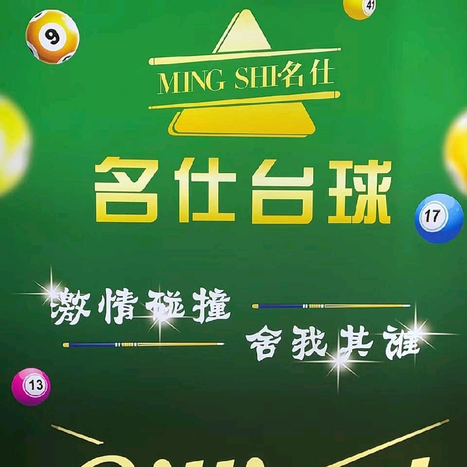 孝感万达名仕台球