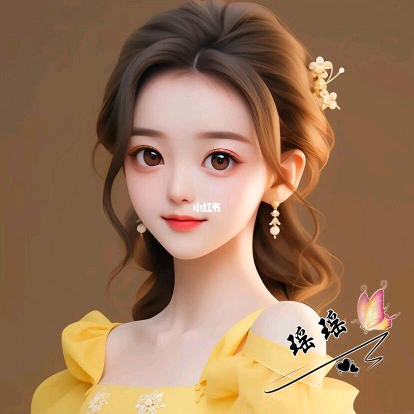 她。