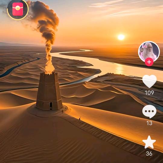 大漠孤烟直，长河落日圆