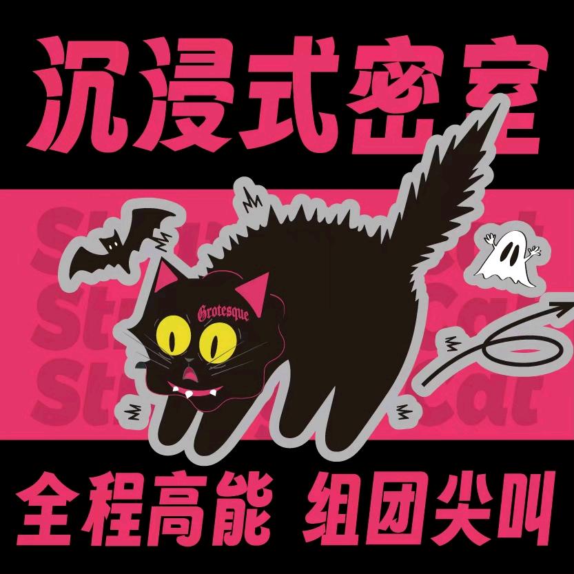 淄博怪诞猫声光电沉浸密室