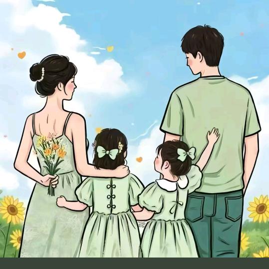 家有两朵小花花