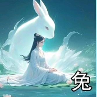 “兔🐇”影随月