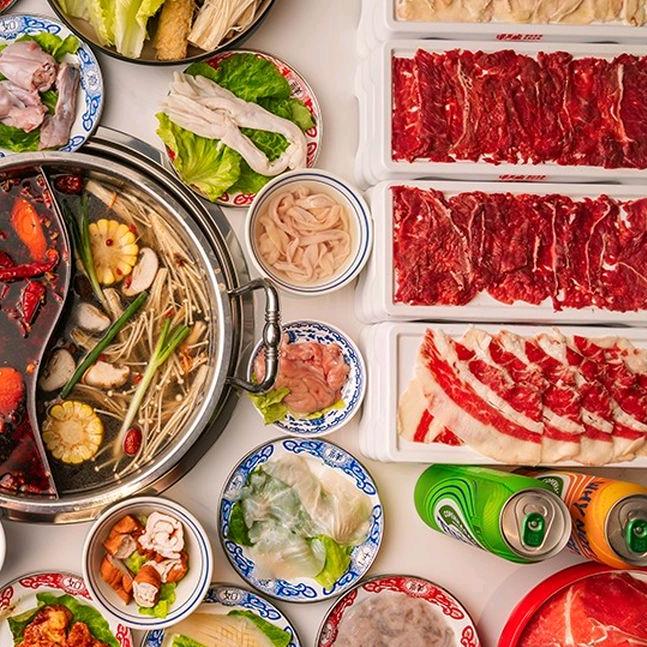 潮牛荟鲜切牛肉自助火锅