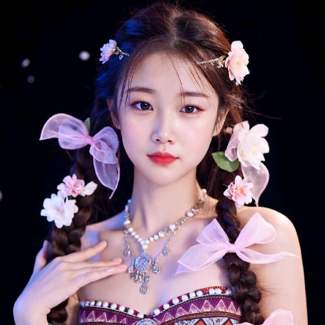 头发被风吹乱了