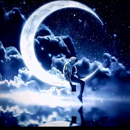 月下望影一缕清