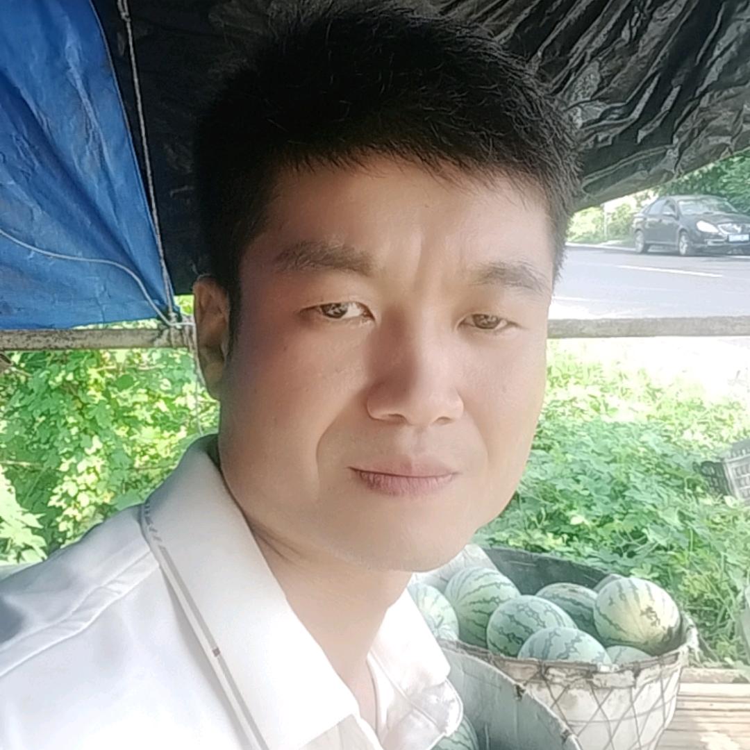 种西瓜的小伙子