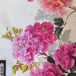 悠然国画（牡丹）