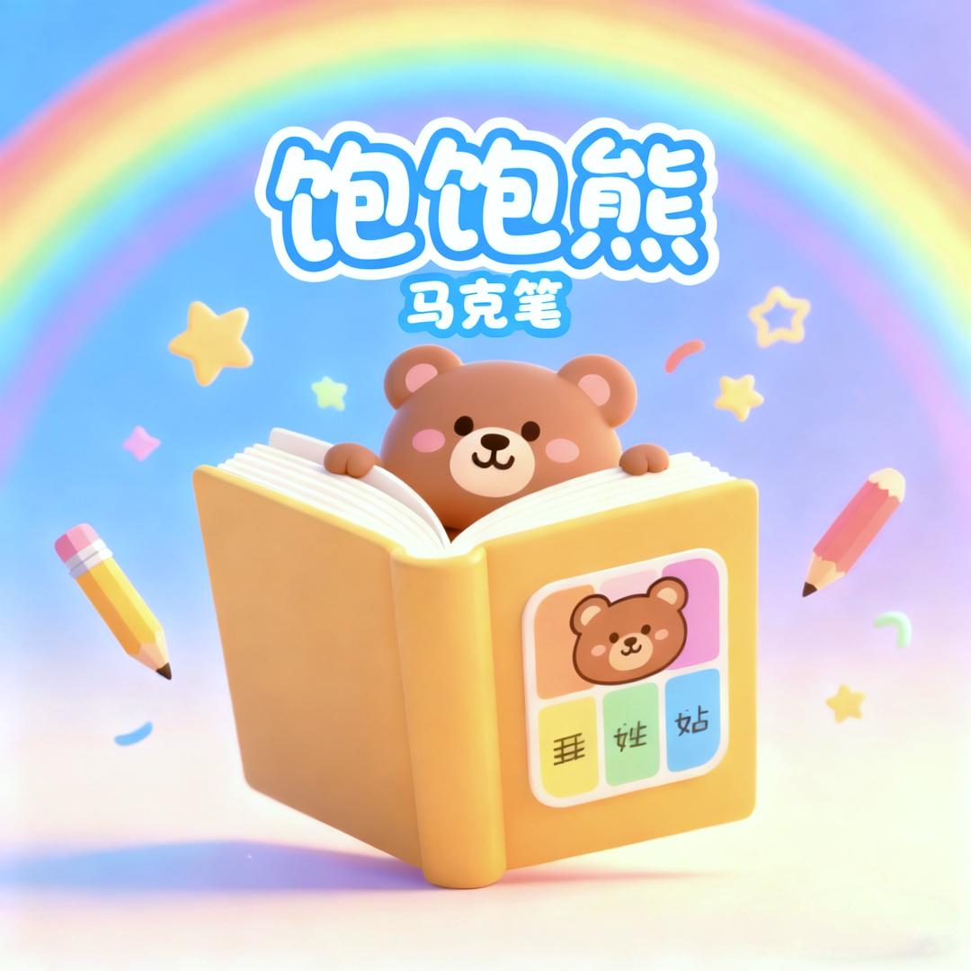 饱饱熊马克笔