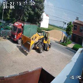 下乡拉粮老农民