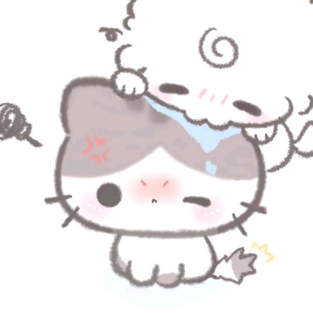 爱喝水的小猫