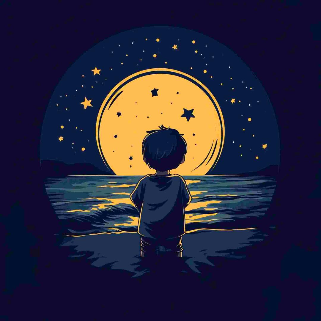 黯月夜色白